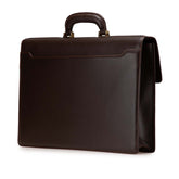 ロエベ アナグラム ブリーフケース ビジネスバッグ ブラウン レザー メンズ LOEWE 【中古】
